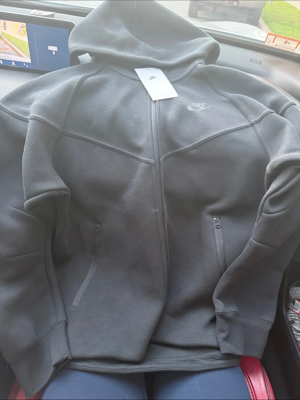 Nike Women’s Black Full-Zip Tech Fleece Hoodie